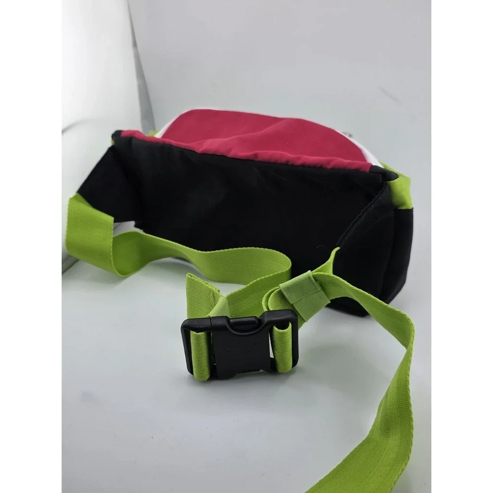 Puma City Block Fanny Pack Neon Pink Green Black Waist Bag 11